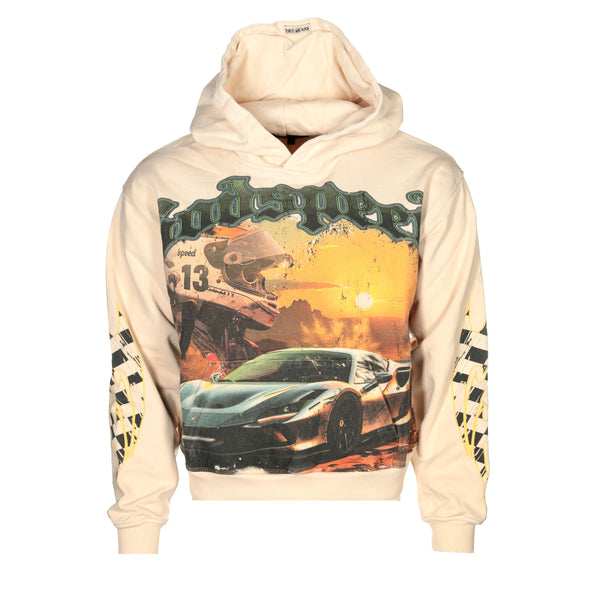 Godspeed "Sunset Drift" Men's Beige Hoodie - SIZE Boutique