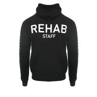RtA Brand "Rehab" Men's Black Pullover Hoodie - SIZE Boutique