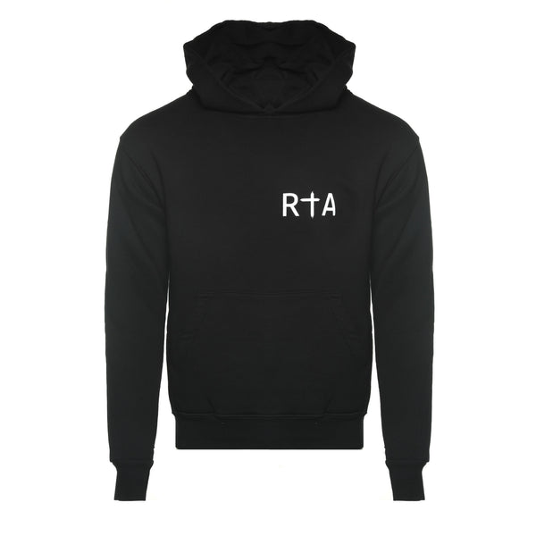 RtA Brand "Rehab" Men's Black Pullover Hoodie - SIZE Boutique