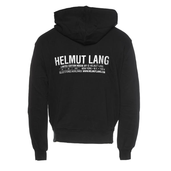 Helmut Lang "Reverse NY" Men's Black Hoodie - SIZE Boutique