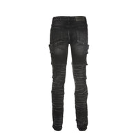 RtA Brand Slate Cargo Men's Black Vintage Jean - SIZE Boutique