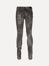 SERENEDE Steam Men's Acid Black Wash Skinny Jeans - SIZE Boutique