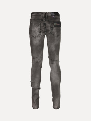 SERENEDE Steam Men's Acid Black Wash Skinny Jeans - SIZE Boutique