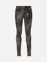 SERENEDE Steam Men's Acid Black Wash Skinny Jeans - SIZE Boutique