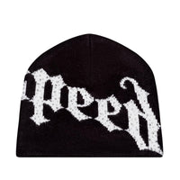 Godspeed OG Logo Black White Studded Beanie - SIZE Boutique