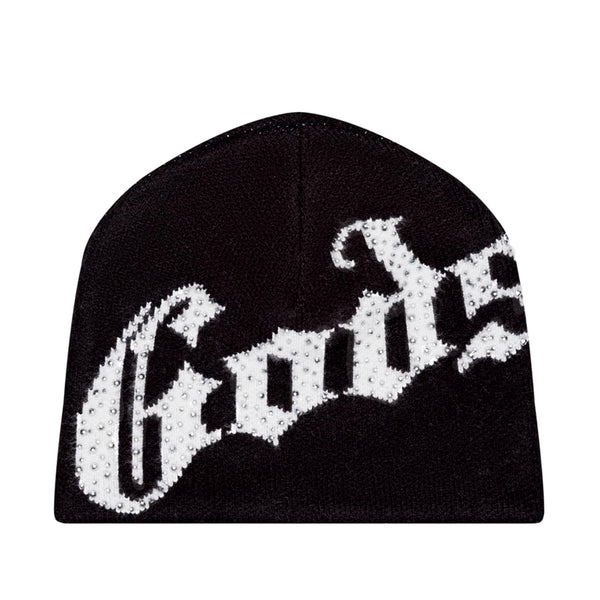 Godspeed OG Logo Black White Studded Beanie - SIZE Boutique