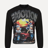 ShopSizeUSA Sunrise Thermal LS Multicolor Front View at SIZE Boutique