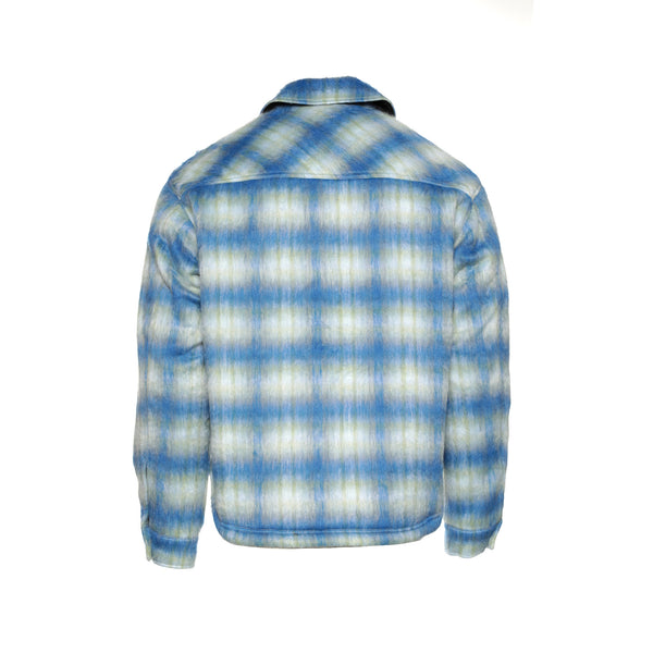 Represent Men's Textured Overshirt Electric Blue - SIZE Boutique