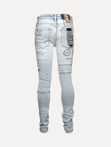 Ksubi Van Winkle Enjoy Trashed Light Blue Men's Jeans - SIZE Boutique