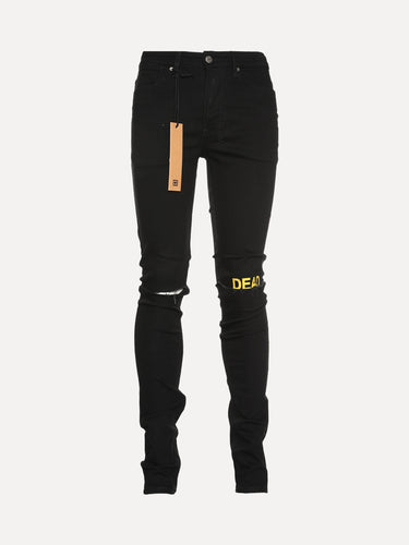 Ksubi Van Winkle Laid Black Dead Skinny Jeans - SIZE Boutique