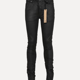 Ksubi Van Winkle Main Stage Slim Fit Waxed Denim Jeans in Black at SIZE Boutique