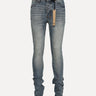 Ksubi Van Winkle Re-Up Blue Slim Fit Stacked Denim Jeans with Whiskering at SIZE Boutique