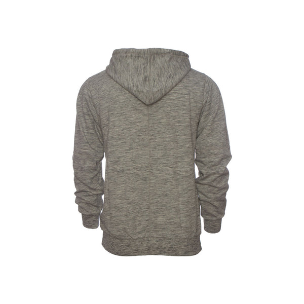 Publish Terry Zip Knit Hoodie-Grey Back