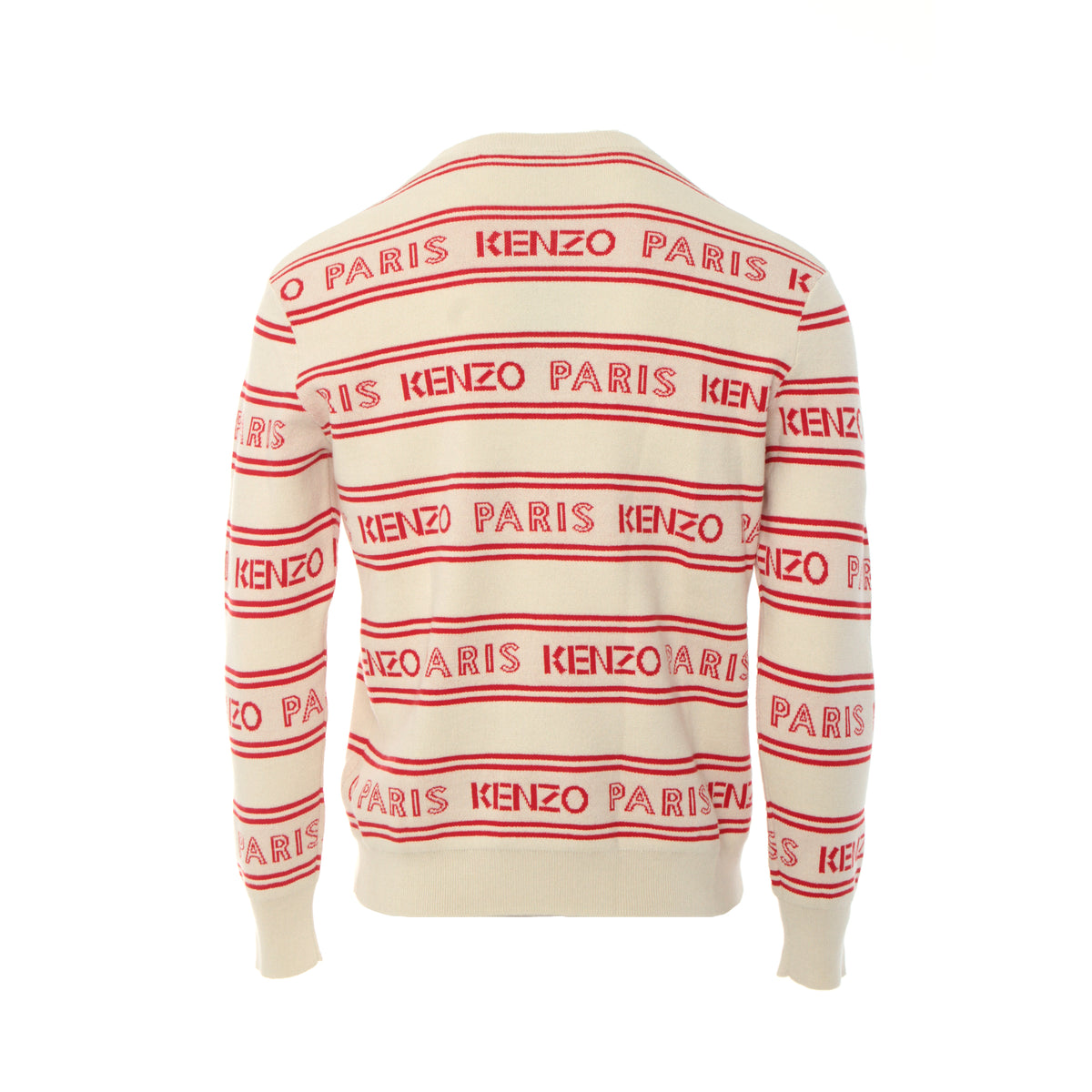 Kenzo Paris All Over Kenzo Jacquard Beige Red 