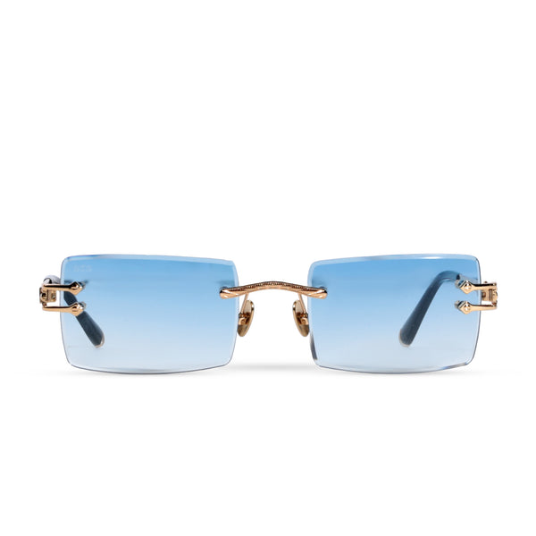 James Oro Blue Tint Authentic II Glasses - SIZE Boutique