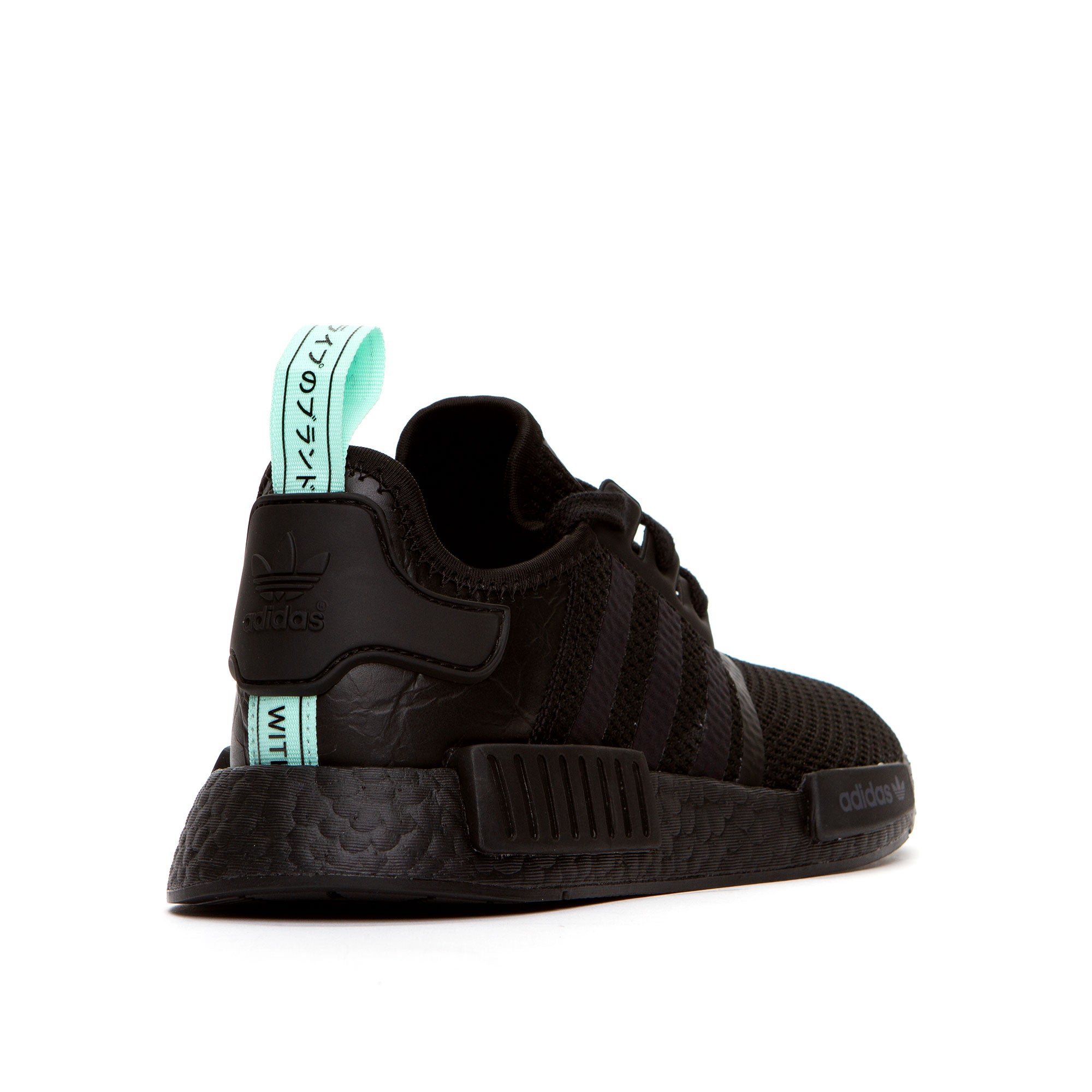 Adidas nmd black and on sale mint