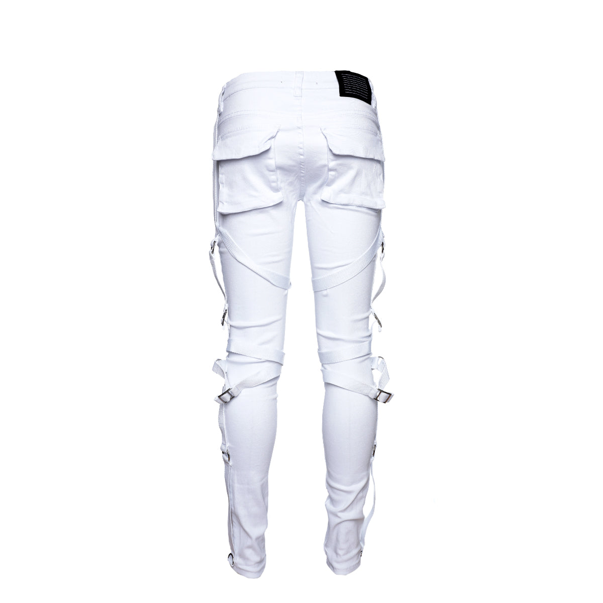 SERENDE Seneca Dreams Men's White Skinny Jeans