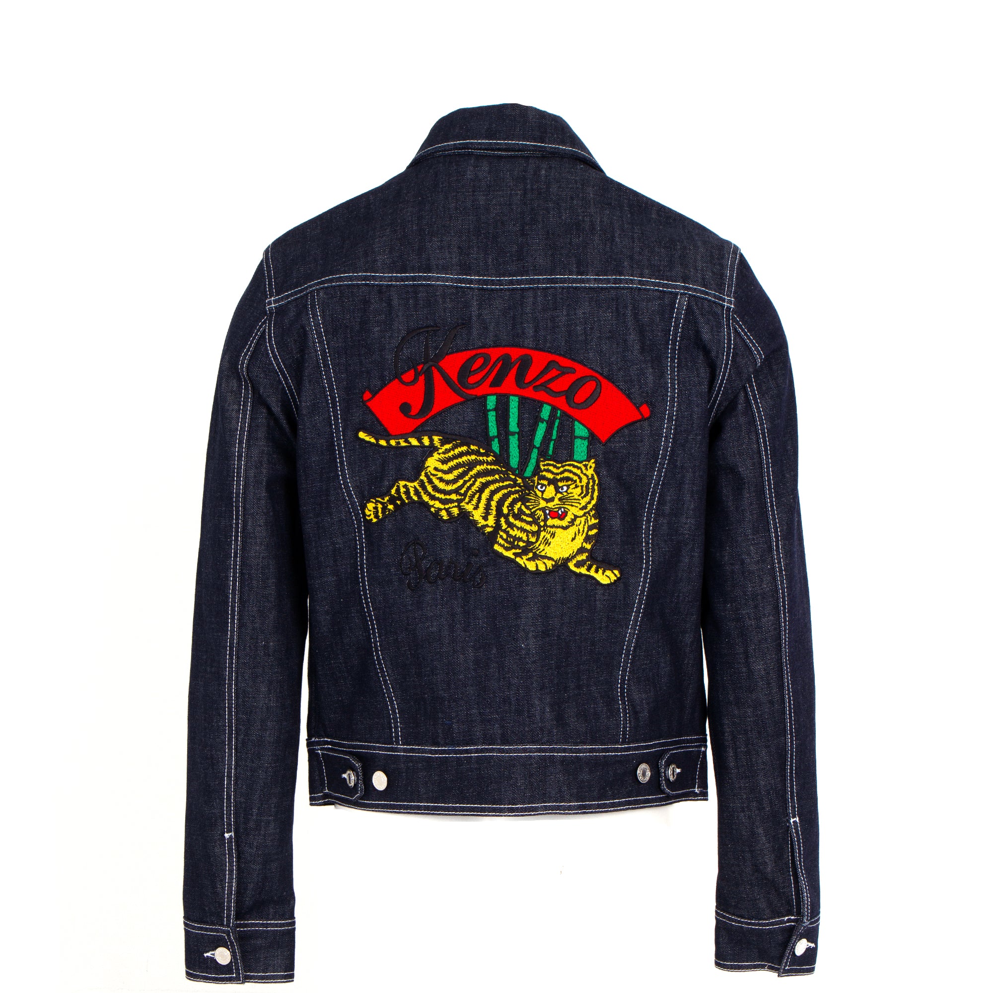 Kenzo fashion tiger denim jacket