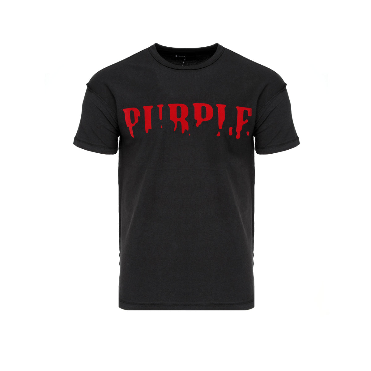 Purple Brand Textured Jersey Inside Out Men's SS Tee
