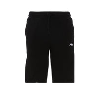 Kappa 222 Banda Marvz Men's Cotton Black Shorts - SIZE Boutique