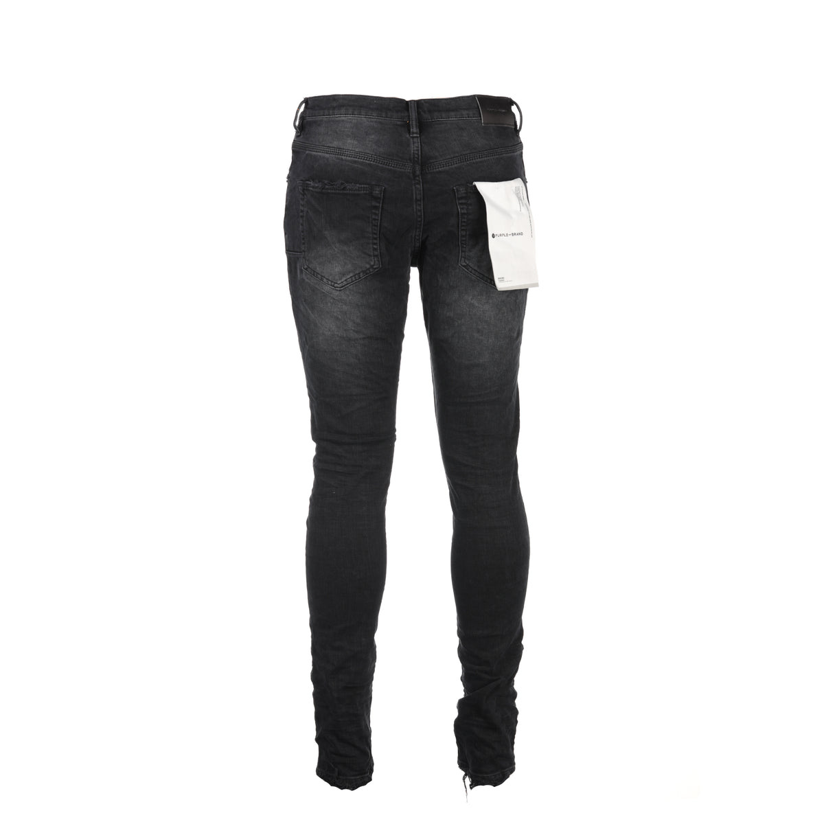 Purple Brand P002 Black Repair Men's Designer Jean