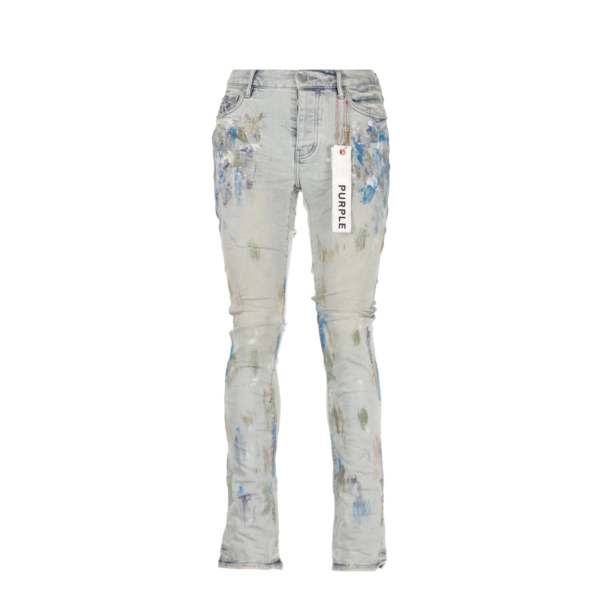 Purple Brand Jeans Mens Low Rise Slim Bootcut P004 White $320 Size 34/34