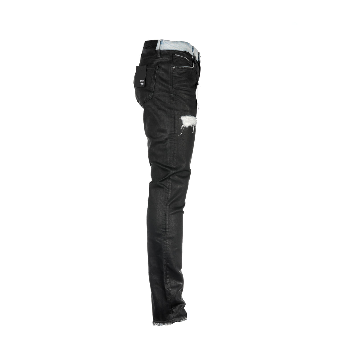 RtA Brand Bryant Black Coated Men's Designer Jeans – SIZE
