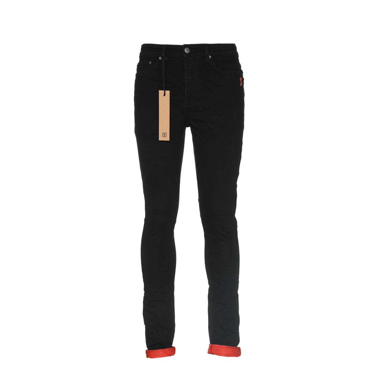 Ksubi Chitch Roll Up Orange Men's Skinny Jeans - SIZE Boutique