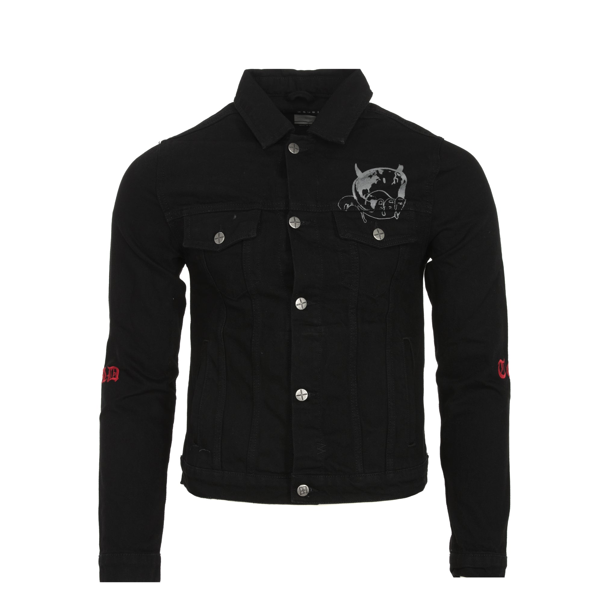 Ksubi Classic Denim Jacket Sketchy Black | END.
