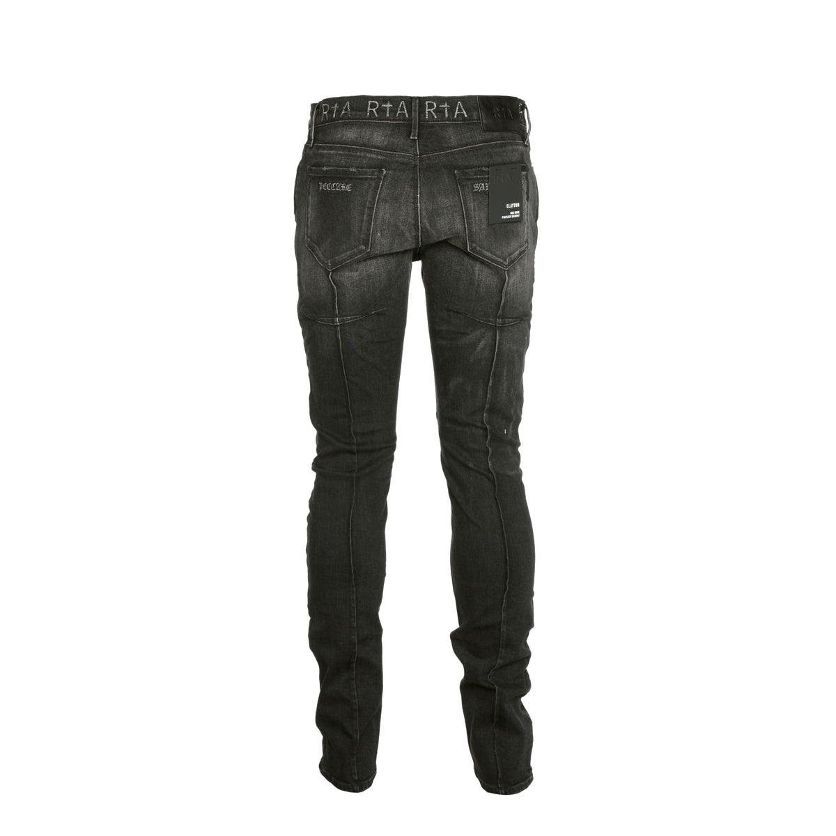RtA Brand Clayton Charcoal Men's Black Jeans - SIZE Boutique