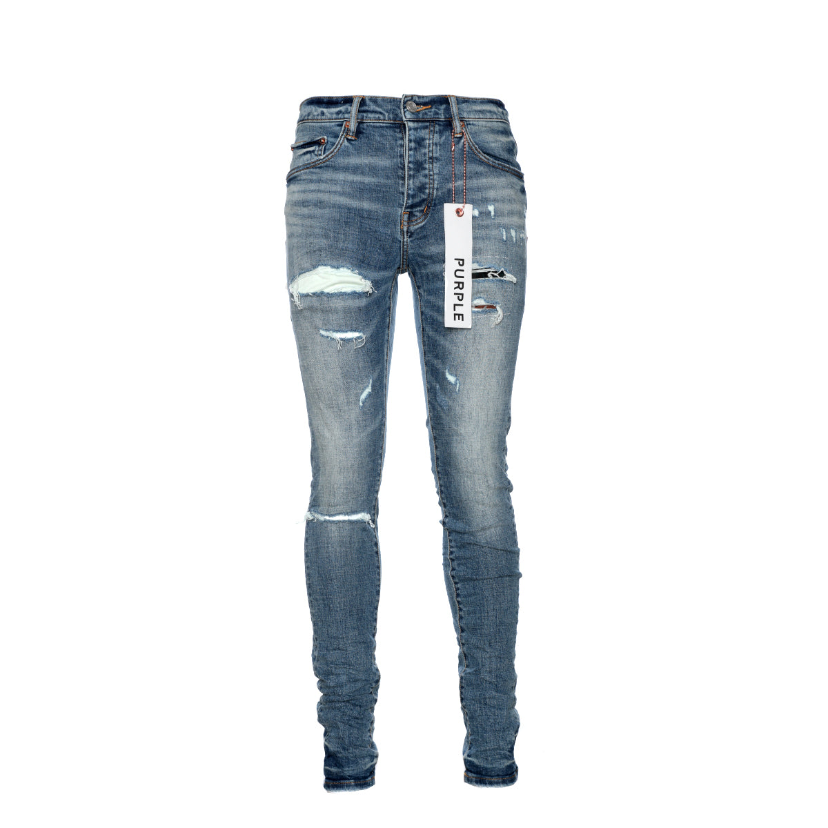 Indigo Reflective Repair Jean