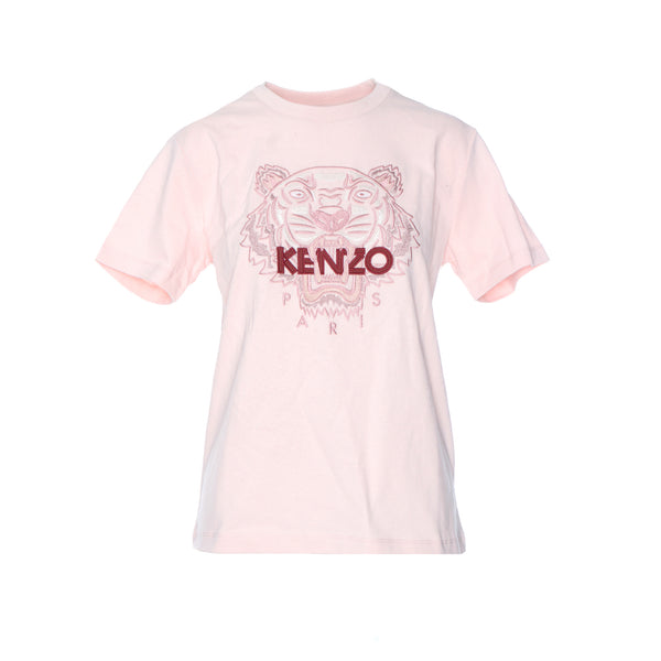 Kenzo FW20 Loose Classic Tiger T-Shirt Faded Pink