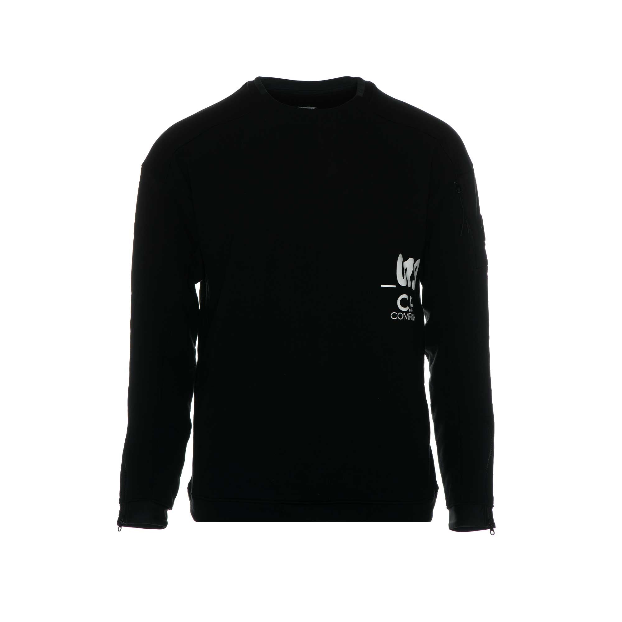 C.P. COMPANY レンスホケットセタ 【関税込】 C.P. Company 20/1 Jersey Pocket T-Shirt (Black