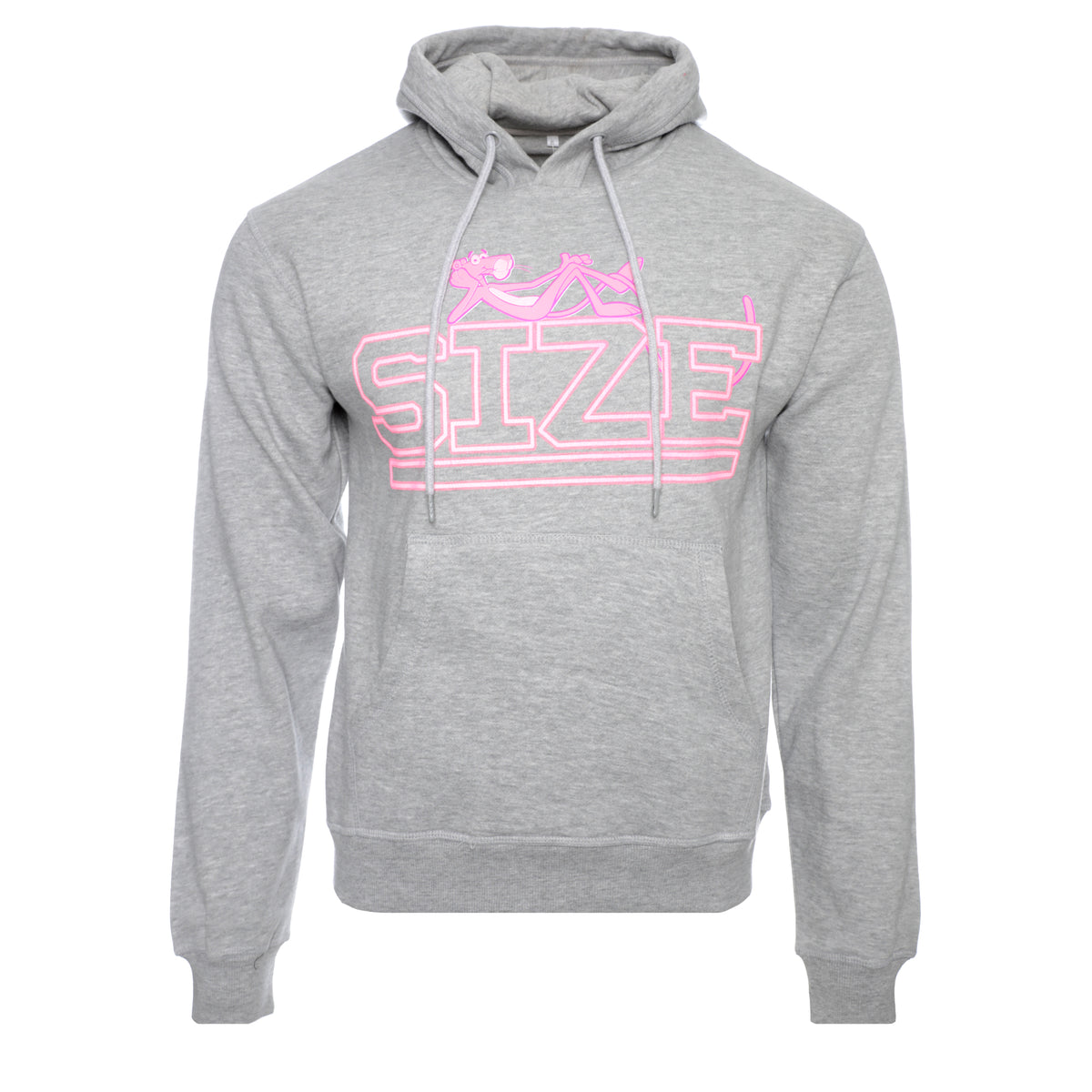 SIZE X Pink Panther Unisex Hoodie Grey