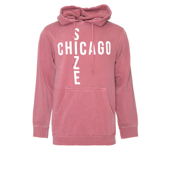 Size Chicago Men's Spring Hoodie Pink 
