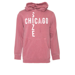 Size Chicago Men's Spring Hoodie Pink 