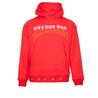Lifted Anchors Young Split Graphic Hoodie Red