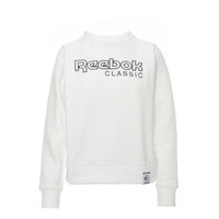 Reebok Classic Women's Big Logo Fleece Crew White