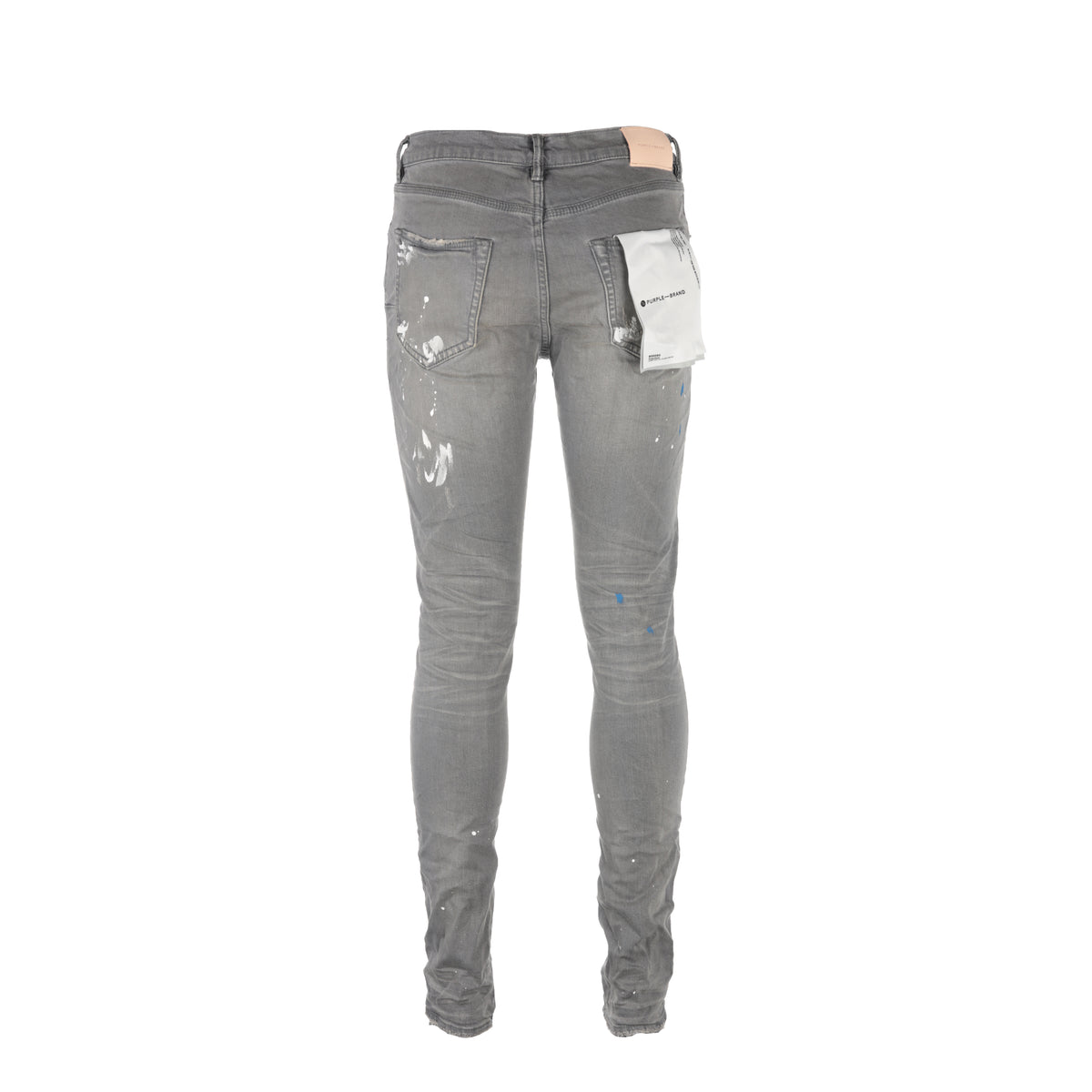 Purple Brand P001 Grey Dirty Destroy Men's Jeans