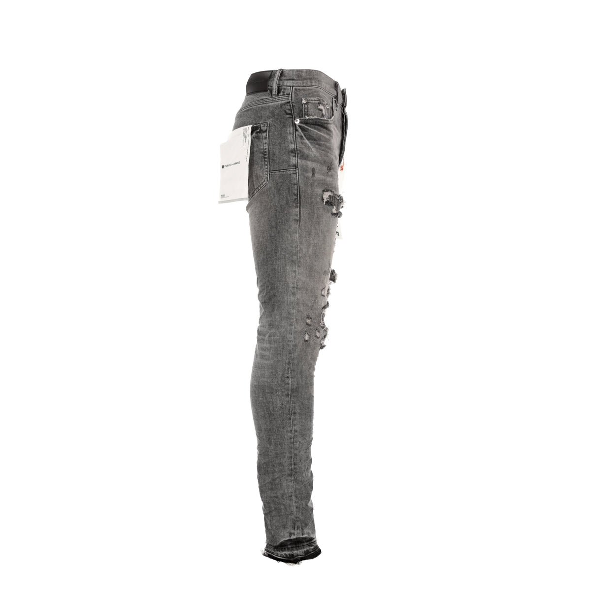 Purple Brand Jeans - Patched and Ripped- Grey - P001 – Dabbous