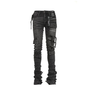 Si Tu Veux Gunner Super Stacked Men's Skinny Jeans - SIZE Boutique