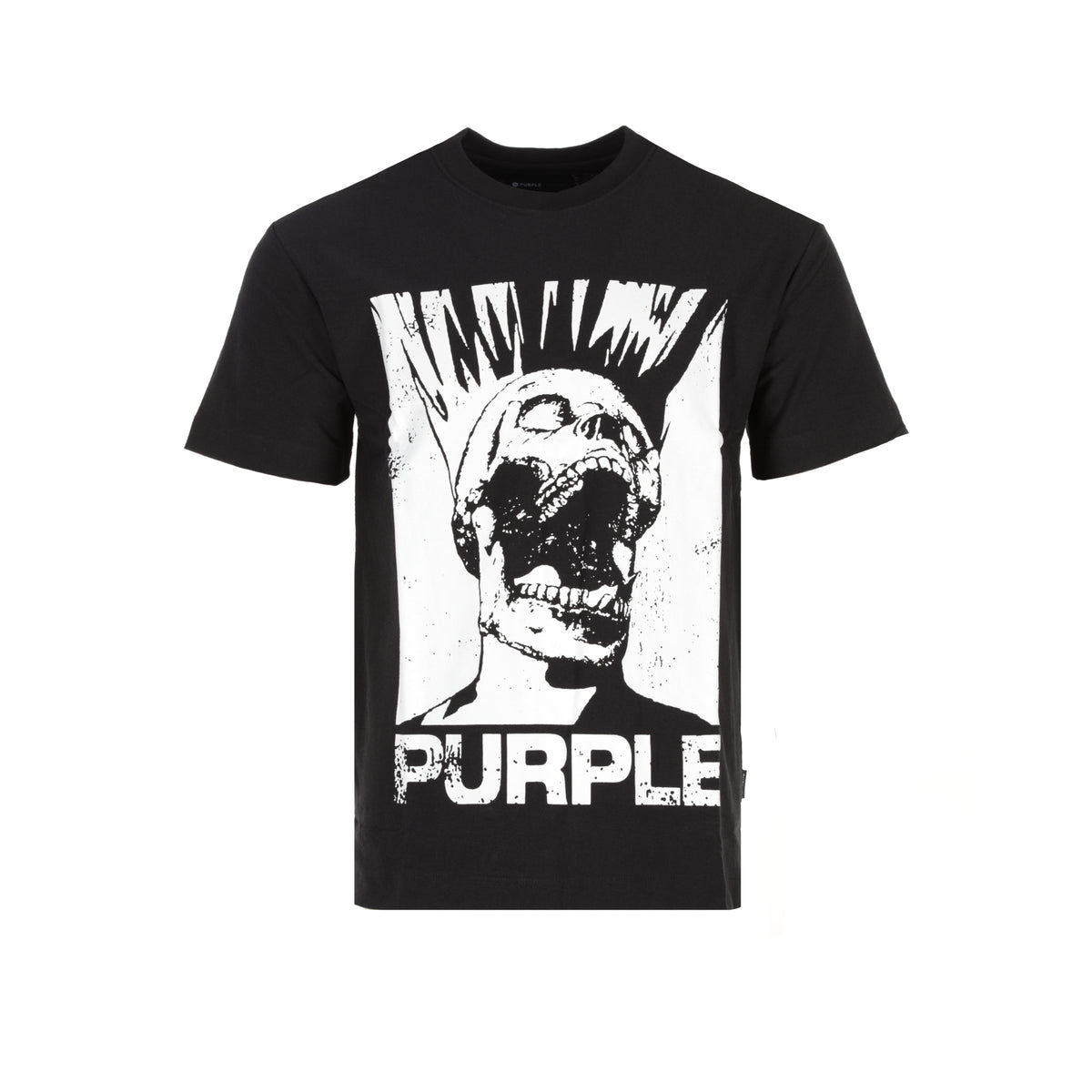 Purple Brand Textured Jersey SS Tee Headache Black Beauty Men's T-Shirt