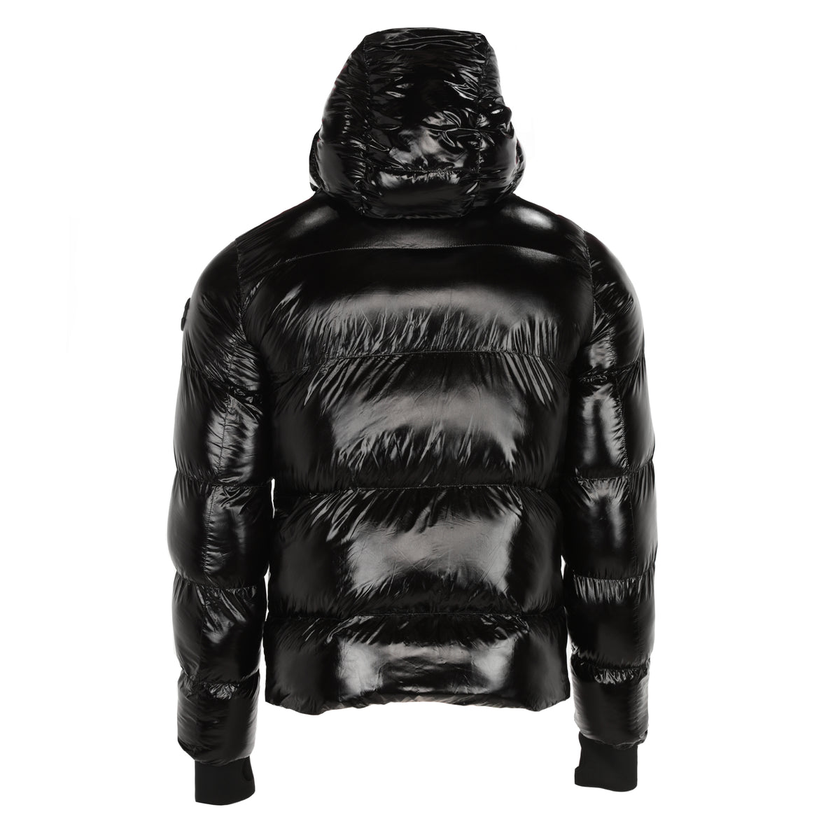 7th Heaven London Puffa 2.0 Men's Winter Jacket Gloss Black
