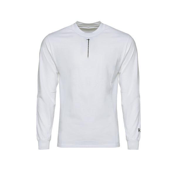 RtA Brand Lawrence White Sins Men's L/S T-Shirt - SIZE Boutique