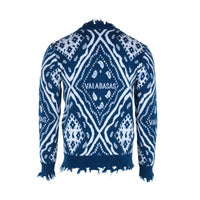 Valabases The Pledge Men's Cardigan Sweater Blue