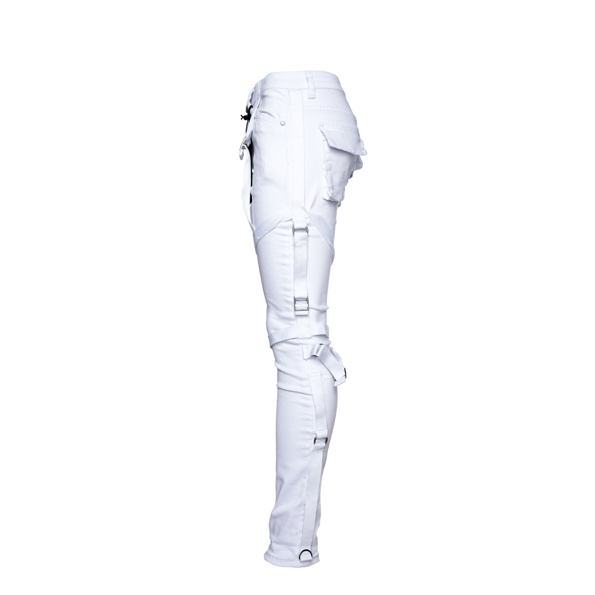 SERENDE Seneca Dreams Men's White Skinny Jeans – SIZE