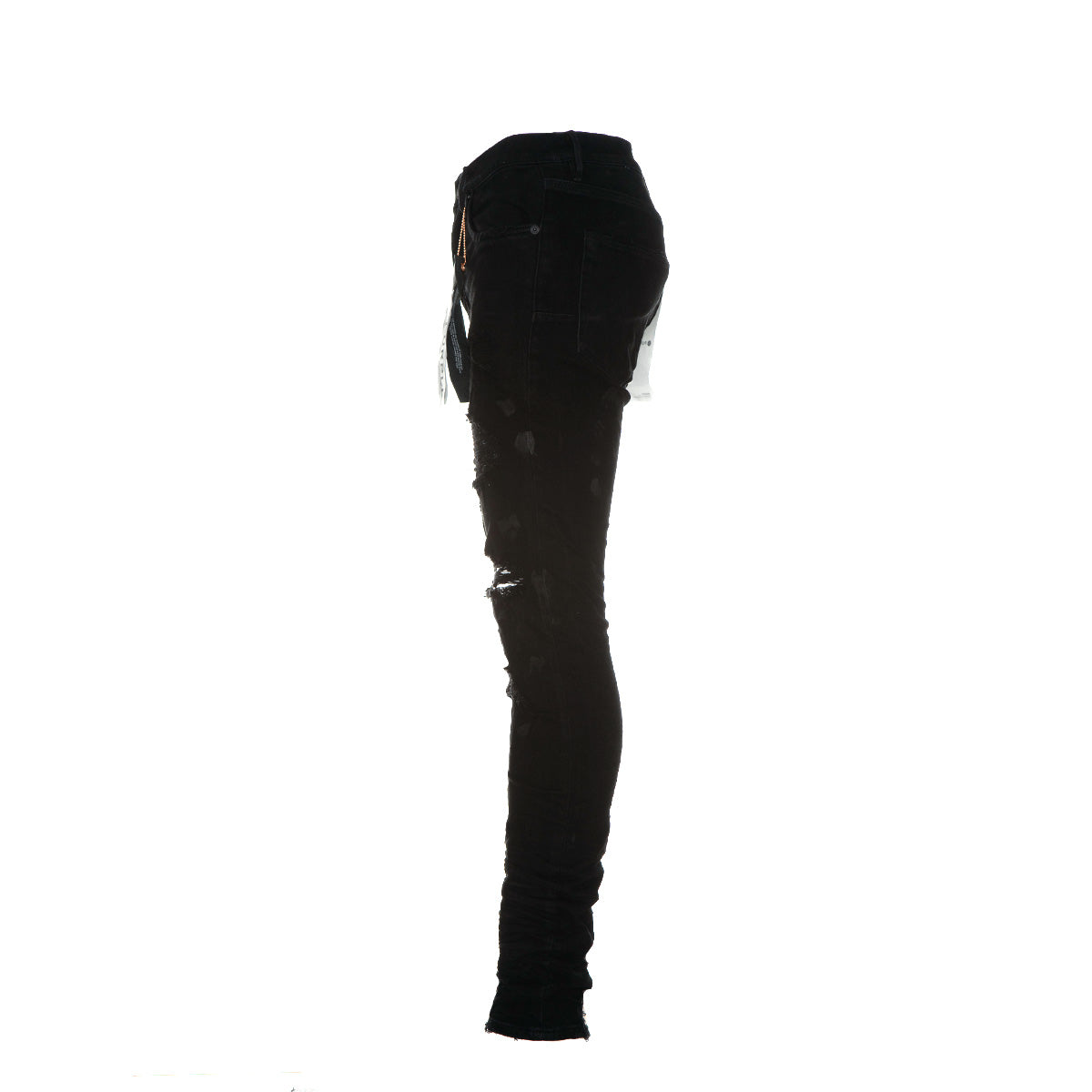 Purple-Brand P001 Black Oil Spill Men's Jeans – SIZE
