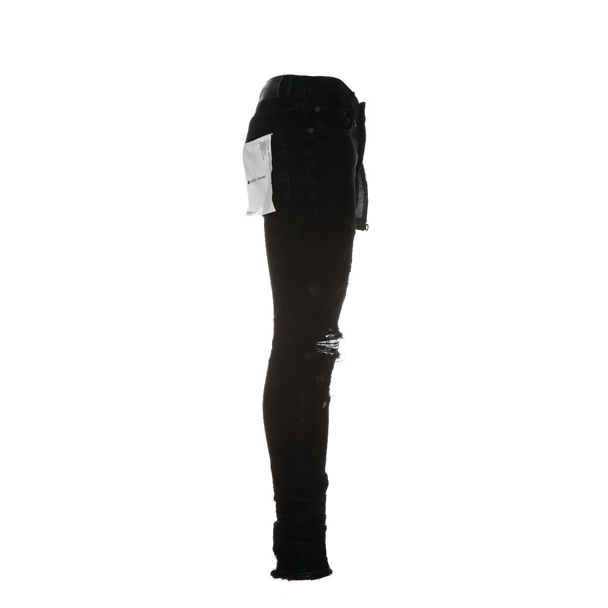 パンツ PURPLE BRAND P001 Black Oil Spill 28 Purple-Brand P001 Black Oil Spill Men's Jeans – SIZE
