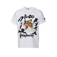 Kenzo Paris SS21 Seasonal Boxy Men's Logo T-Shirt White