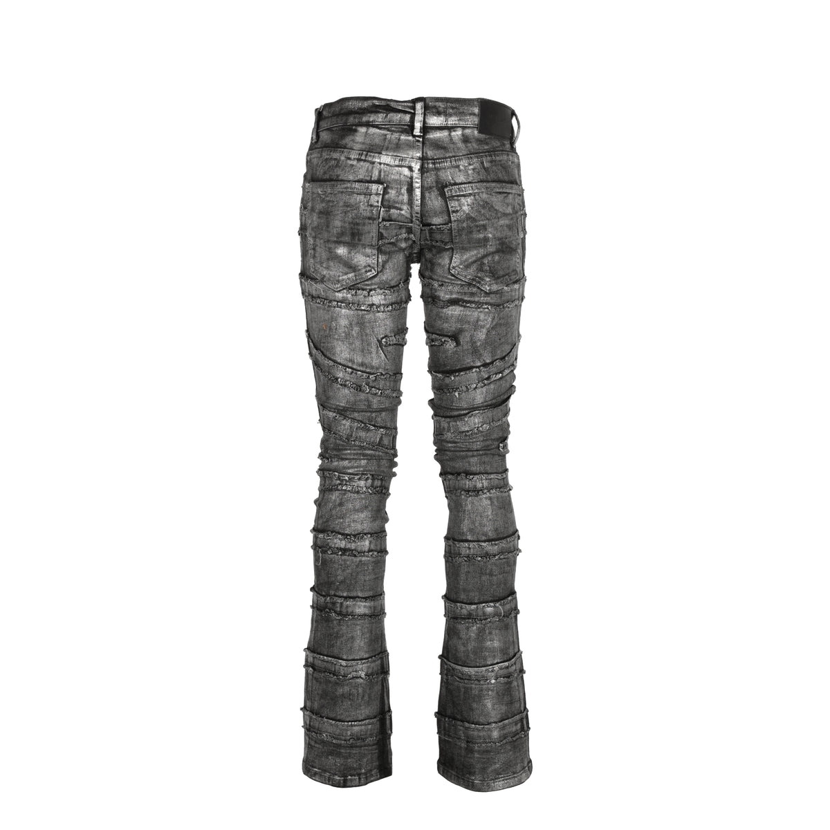 Valabasas Zodiac Grigio Waxed Men's Stacked Jeans
